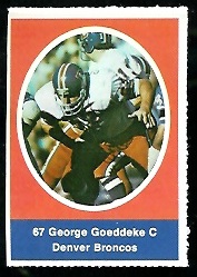 1972 Sunoco Stamps      172     George Goeddeke DP